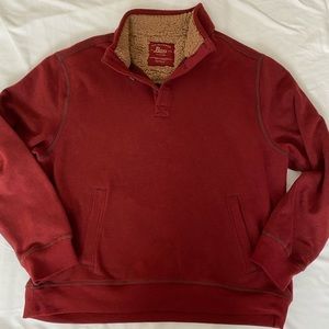 Red G.H. Bass sweater